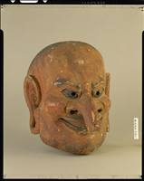 伎楽面 木彫 第33号 - 正倉院