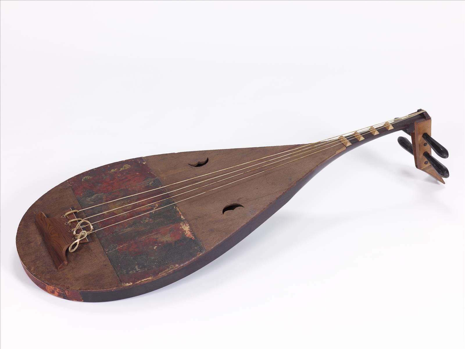 紫檀槽琵琶 第4号 - 正倉院