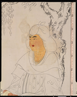 鳥毛立女屏風 第6扇 - 正倉院